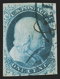 Sale 1290, Lot 1067, 1851-56 Issue (Scott 5-17)