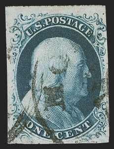 Sale 1290, Lot 1073, 1851-56 Issue (Scott 5-17)