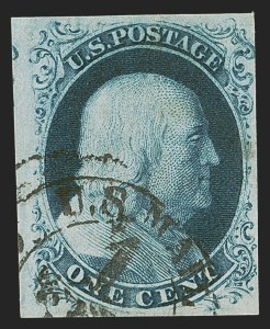 Sale 1290, Lot 1076, 1851-56 Issue (Scott 5-17)