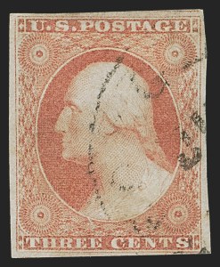Sale 1290, Lot 1082, 1851-56 Issue (Scott 5-17)