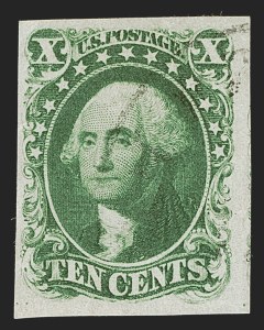 Sale 1290, Lot 1087, 1851-56 Issue (Scott 5-17)