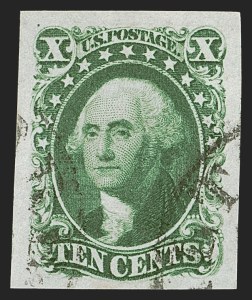 Sale 1290, Lot 1089, 1851-56 Issue (Scott 5-17)