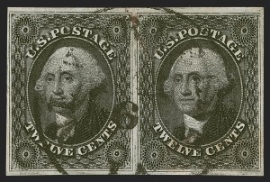 Sale 1290, Lot 1095, 1851-56 Issue (Scott 5-17)