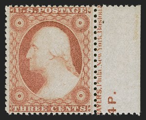 Sale 1290, Lot 1104, 1857-60 Issue (Scott 18-39)