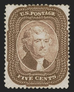 Sale 1290, Lot 1109, 1857-60 Issue (Scott 18-39)