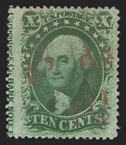 Sale 1290, Lot 1119, 1857-60 Issue (Scott 18-39)
