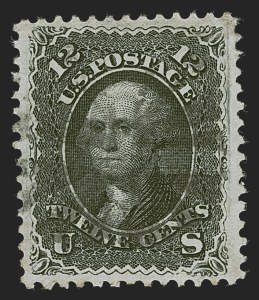 Sale 1290, Lot 1183, 1867-68 Grilled Issue (Scott 79-101)