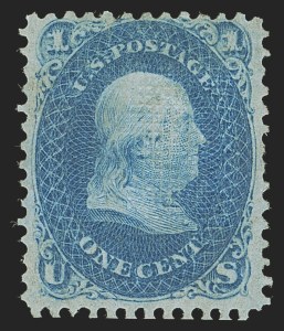Sale 1290, Lot 1184, 1867-68 Grilled Issue (Scott 79-101)