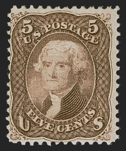 Sale 1290, Lot 1188, 1867-68 Grilled Issue (Scott 79-101)