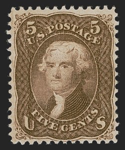 Sale 1290, Lot 1189, 1867-68 Grilled Issue (Scott 79-101)