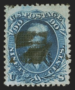 Sale 1290, Lot 1197, 1867-68 Grilled Issue (Scott 79-101)