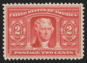 Sale 1290, Lot 1372, 1904 Louisiana Purchase, 1907 Jametown Issues (Scott 323-330)