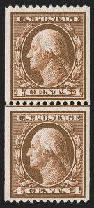 Sale 1290, Lot 1384, 1908-10 Washington-Franklin Issues (Scott 331-356)