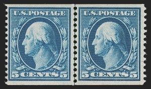 Sale 1290, Lot 1391, 1908-10 Washington-Franklin Issues (Scott 331-356)