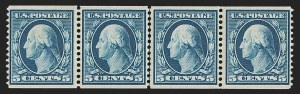 Sale 1290, Lot 1392, 1908-10 Washington-Franklin Issues (Scott 331-356)
