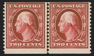 Sale 1290, Lot 1418, 1910-13 Washington-Franklin Issue (Scott 374-396)