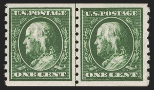Sale 1290, Lot 1421, 1910-13 Washington-Franklin Issue (Scott 374-396)