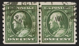 Sale 1290, Lot 1423, 1910-13 Washington-Franklin Issue (Scott 374-396)