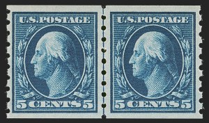 Sale 1290, Lot 1427, 1910-13 Washington-Franklin Issue (Scott 374-396)