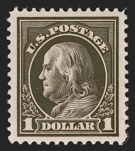 Sale 1290, Lot 1447, 1912-15 Washington-Franklin Issue (Scott 405-461)