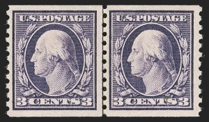 Sale 1290, Lot 1454, 1912-15 Washington-Franklin Issue (Scott 405-461)