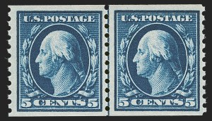 Sale 1290, Lot 1458, 1912-15 Washington-Franklin Issue (Scott 405-461)