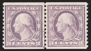 Sale 1290, Lot 1462, 1912-15 Washington-Franklin Issue (Scott 405-461)