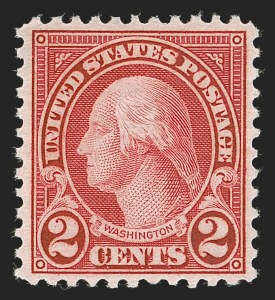 Sale 1290, Lot 1515, 1922-29 and Later Issues (Scott 551 forward), 2c Carmine, Rotary, Perf 11 (595) Sale 1290, Lot 1515, 1922-29 and Later Issues (Scott 551 forward)
