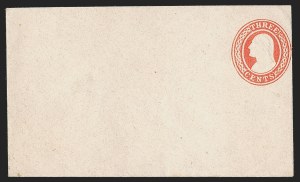 Sale 1290, Lot 1620, Postal Stationery from the Venn Estate, 1853 thru 1874 Issues