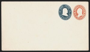 Sale 1290, Lot 1624, Postal Stationery from the Venn Estate, 1853 thru 1874 Issues