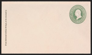 Sale 1290, Lot 1654, Postal Stationery, 1876 Centennial Special Printings, 1c-3c values