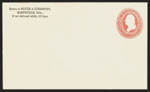 Sale 1290, Lot 1703, Postal Stationery, Post-1876 Issues