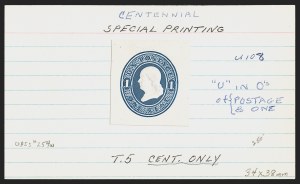 Sale 1290, Lot 1739, Postal Stationery, Officials and Group Lots from the Venn Estate