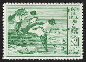 Sale 1290, Lot 1773, Hunting Permits, the "Lifemates" #1 P.S.E. Set Registry