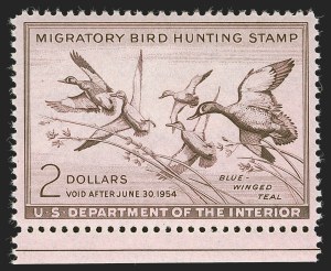 Sale 1290, Lot 1777, Hunting Permits, the "Lifemates" #1 P.S.E. Set Registry