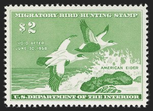 Sale 1290, Lot 1780, Hunting Permits, the "Lifemates" #1 P.S.E. Set Registry