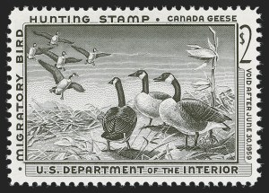 Sale 1290, Lot 1781, Hunting Permits, the "Lifemates" #1 P.S.E. Set Registry