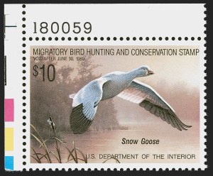 Sale 1290, Lot 1802, Hunting Permits, the "Lifemates" #1 P.S.E. Set Registry