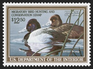 Sale 1290, Lot 1803, Hunting Permits, the "Lifemates" #1 P.S.E. Set Registry