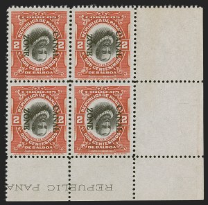 Sale 1290, Lot 1827, U.S. Possessions, Canal Zone