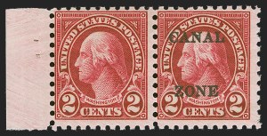 Sale 1290, Lot 1832, U.S. Possessions, Canal Zone