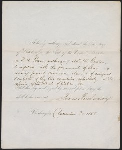 Sale 1291, Lot 1, Autographs, Free Franks, Stampless