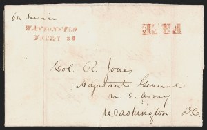 Sale 1291, Lot 102, Florida Postal History: Territorial Period, cont. (S-Y, Balance)