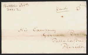 Sale 1291, Lot 110, Florida Postal History: Statehood Period
