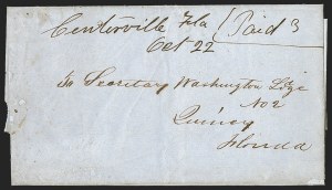 Sale 1291, Lot 113, Florida Postal History: Statehood Period
