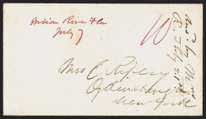 Sale 1291, Lot 118, Florida Postal History: Statehood Period