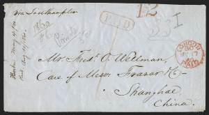 Sale 1291, Lot 13, Autographs, Free Franks, Stampless