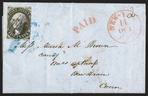 Sale 1291, Lot 150, 1845 New York Postmaster's Provisional