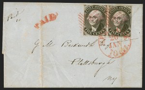 Sale 1291, Lot 151, 1845 New York Postmaster's Provisional