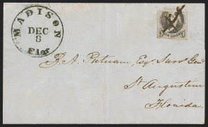 Sale 1291, Lot 154, 1847 Issue from Florida